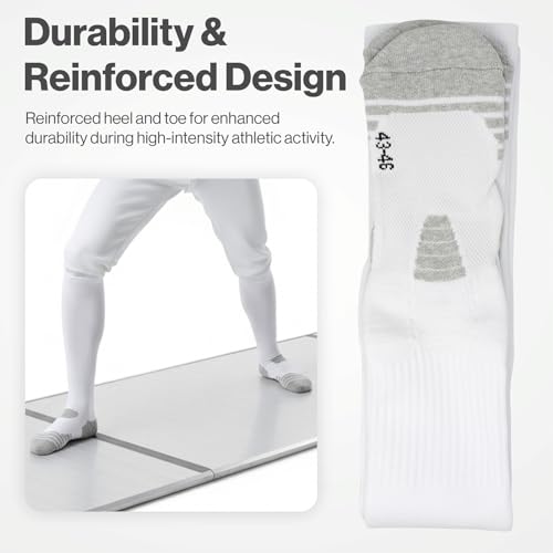 Moisture-Wicking Fencing Socks - Large Tall - 1 Pack