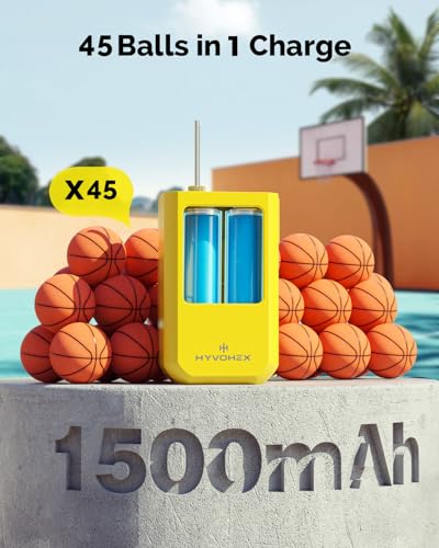 Portable Electric Ball Pump with Digital Display - Fast Inflation for Sports Balls