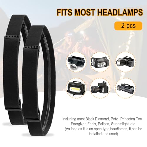 Headlamp Strap Replacement Band - Durable and Adjustable