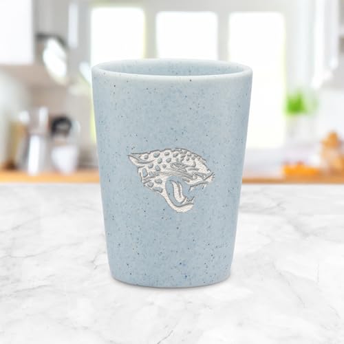 Jacksonville Jaguars 2-Ounce Ceramic Shot Glass - Baby Blue