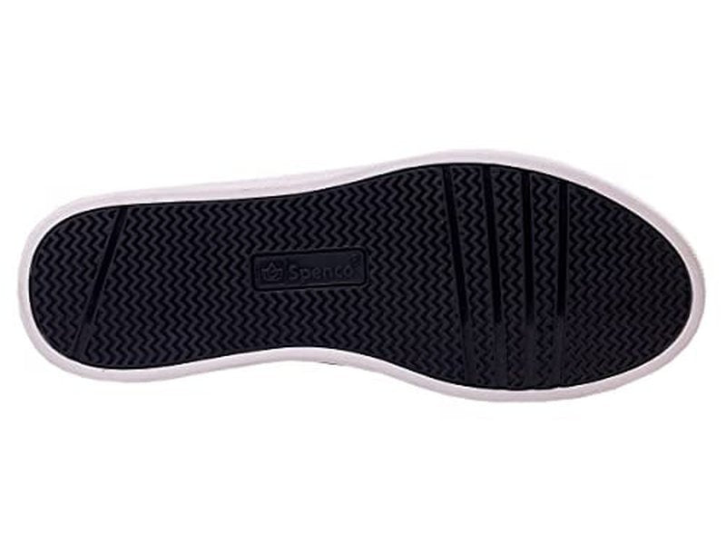Spenco Women's Santa Cruz Ostrich Sneaker, Black, 6