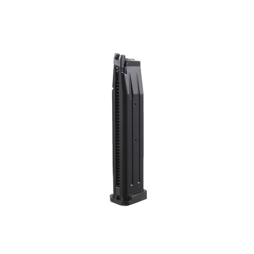 Lancer Tactical Knightshade Extended Airsoft Magazine 45 Round Hi-Capa Green Gas (Black)