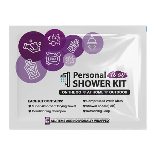 Portable Personal Shower Kit To-Go - Travel Hygiene Essentials (1)