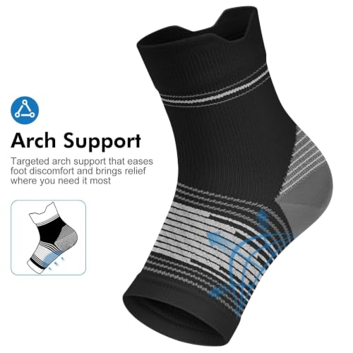 Compression Socks for Plantar Fasciitis Relief - Open Toe Ankle Brace