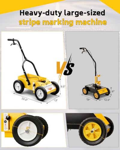 High-Performance Parking Lot Striping Machine - 28"