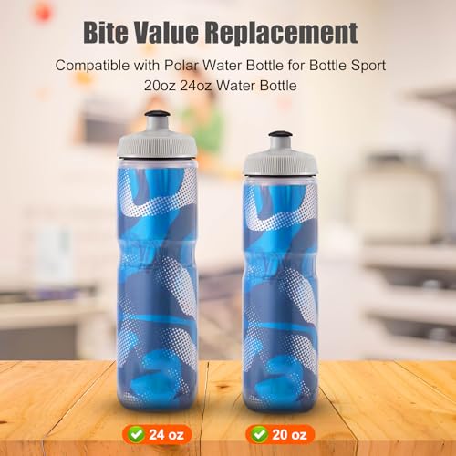 2-Pack Water Bottle Mouthpiece Replacement for Polar Bottle 20oz & 24oz