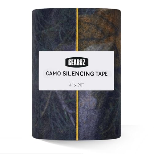 GearOZ Camo Silencing Tape for Hunting 4x90 Inches Self-Adhesive Camouflage Lurk Tape