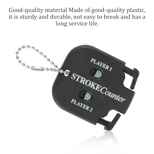 Golf Stroke Counter - 2 Pack Mini Black Clicker Score Keepers