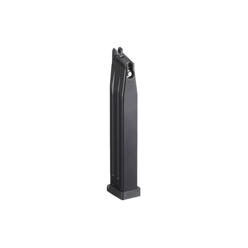 Lancer Tactical Knightshade Extended Airsoft Magazine 45 Round Hi-Capa Green Gas (Black)