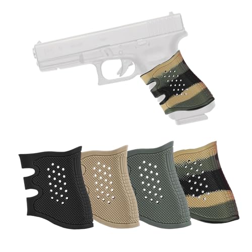 Tactical Rubber Grip Sleeve for Glock - 4 Pcs Camo Colors