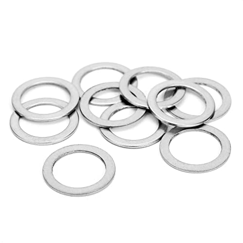 Stainless Steel Bike Pedal Washers - 10 Pack for Enhanced Stability