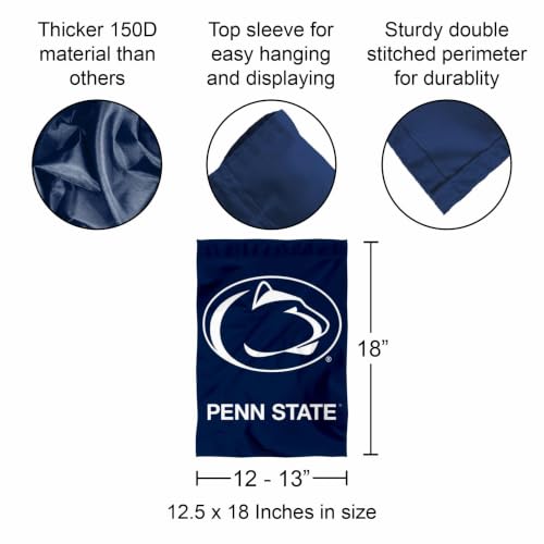 Penn State Nittany Lions Garden Flag - 13x18 Inch Double-Sided