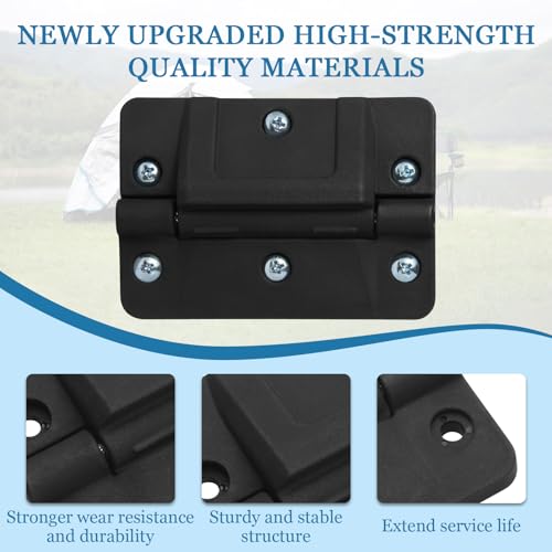 Black Oversized Mechanical Hinge for Igloo Coolers - 1 Pack