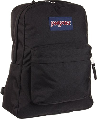 Durable Lightweight Backpack with Organizer Pocket - Black