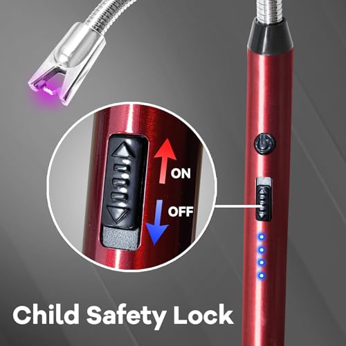 3 Pack Candle Lighter Electric Rechargeable Arc Windproof Lighters