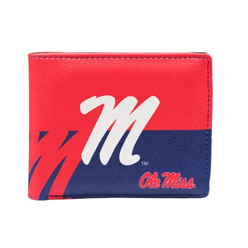 North Carolina Tar Heels Bi-Fold Wallet - Team Color - Mississippi Ole Miss Rebels