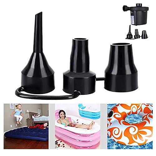 Inflatable Pump Nozzle Set - 3 Sizes for Air Mattress & Toys