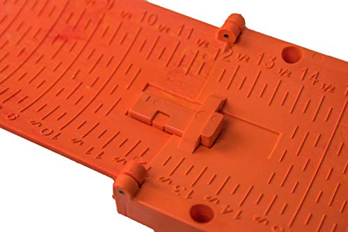 YakGear Fish Stik Folding Fish Ruler - Orange, 36-inch Measuring Stick for Fishing