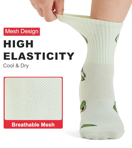 Dorobios Fruita Cotton Grip Pilates Socks for Women - Non-Slip Yoga & Workout Socks