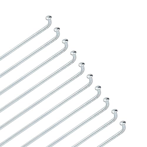 14G J Bend Bicycle Spokes - 290mm Stainless Steel - Silver - 12pcs