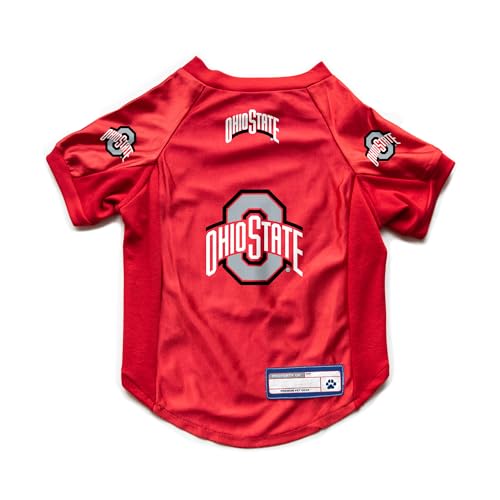 Ohio State Buckeyes X-Large Stretch Pet Jersey - Team Colors