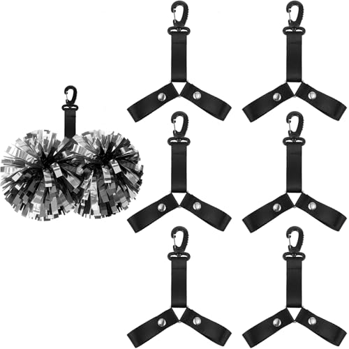 Pom Pom Holder for Cheerleading Backpack - Black