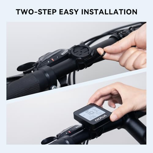 Wireless GPS Bike Computer with 2.0" Screen, IPX6 Waterproof, 1200mAh Battery