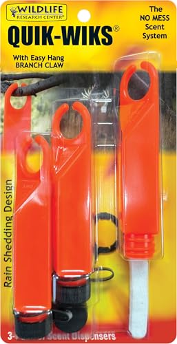 Wildlife Research Quik-Wiks Scent Dispenser 3-Pack for Hunting & Trails