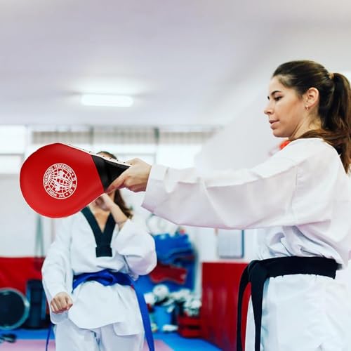 Frcctre 2 Pack Taekwondo Kick Pads - Durable Martial Arts Striking Targets for Karate & Kickboxing