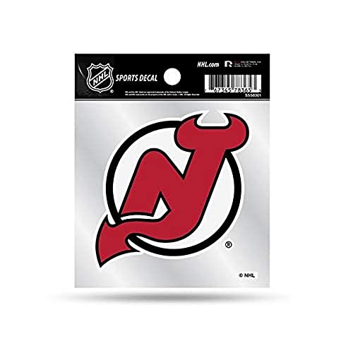 New Jersey Devils 4-Inch Primary Logo Decal - Team Color