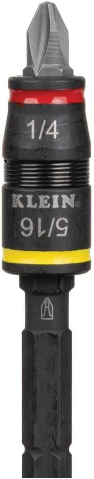 20-in-1 Klein Tools Impact Driver Set - SAE Sockets & Screwdriver with Phillips, Slotted, Square, Torx Tips