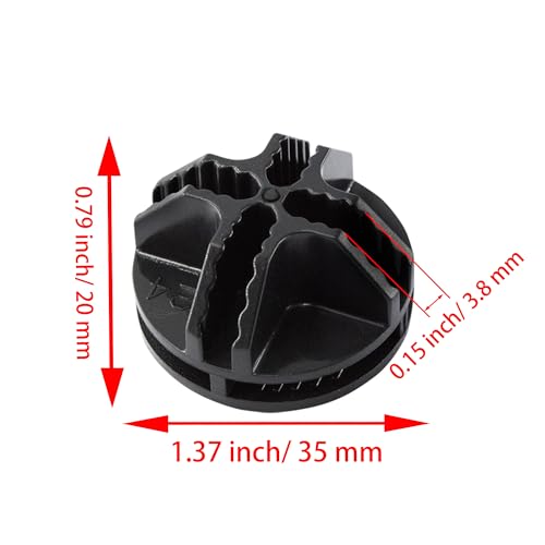 40PCS Cube Connectors Plastic Storage Wire Cube Connectors ABS Connectors Organizer for Modular Closet Storage Organizer, Wire Shelving, Wardrobe, Shoe Rack Clips, Pet Carrier, Black
