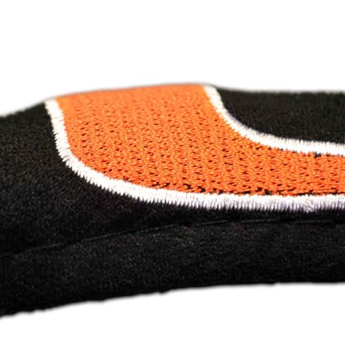 Embroidered Steering Wheel Cover - Syracuse Orange / 15" x 15"