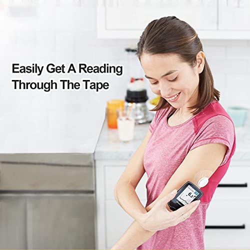 40 Pack Waterproof Clear CGM Sensor Covers - 14 Day Use