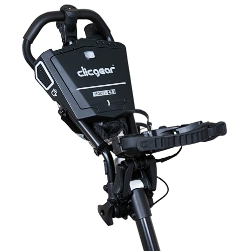 Clicgear Model 4.5 Golf Push Cart - Premium 3-Wheel Black