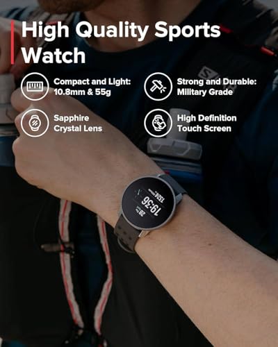 SUUNTO 9 Peak Pro GPS Watch - 21-Day Battery, Waterproof, Black