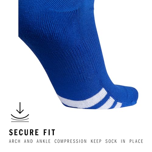 Over-the-Calf Soccer Socks - 2 Pairs, Team Royal Blue/White, X-Small