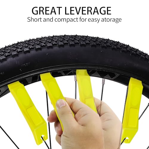Bicycle Tire Levers - 2 Pack Yellow Tire Removal Tools