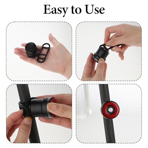 Silicone Bicycle Light Straps - 40 Pcs Multi-Size Set
