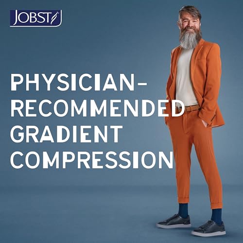 JOBST for Men Compression Socks 15-20 mmHg Knee High Medical Stockings