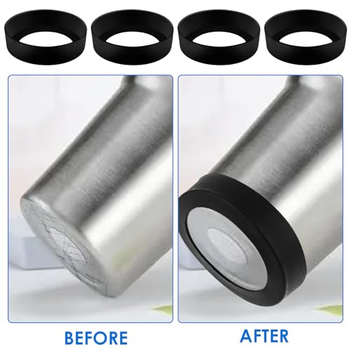 Silicone Boot Sleeve for Tumbler 30 oz & 20 oz - Black, 4 PCS