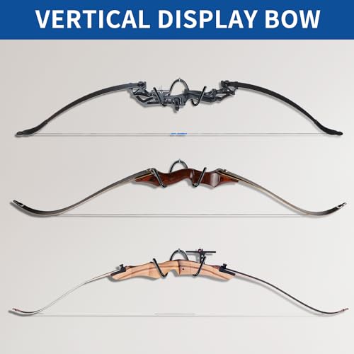 Adjustable Bow Hanger Wall Mount Rack - Pack of 2