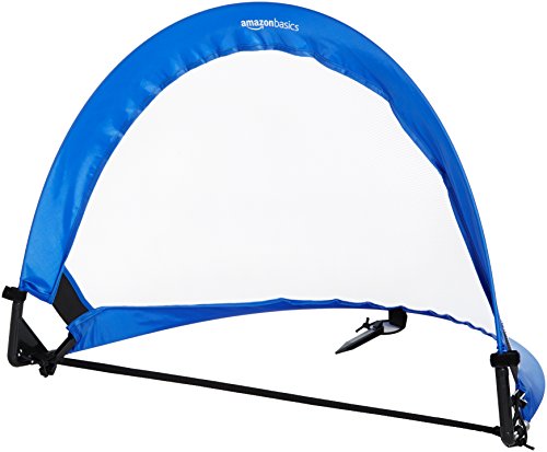 Portable 2.5-Foot Pop Up Soccer Goal Set - 2 Pack, Blue