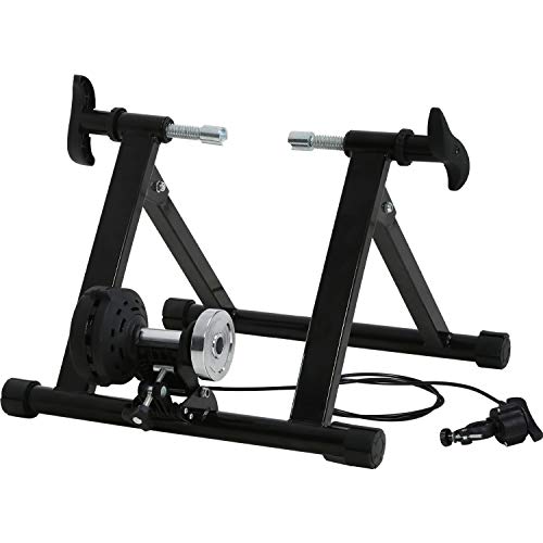 Indoor Bicycle Trainer Stand with Magnetic Flywheel & 5 Resistance Levels