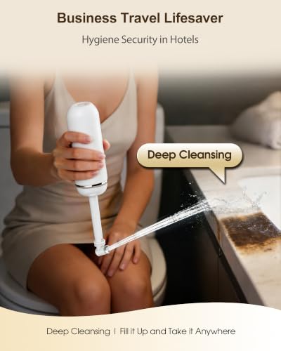 Portable Bidet for Travel - 380ml Handheld Peri Bottle