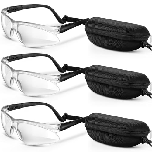 3-Pack Anti-Fog Sports Goggles - Protective Eyewear for Basketball, Racquetball, & More