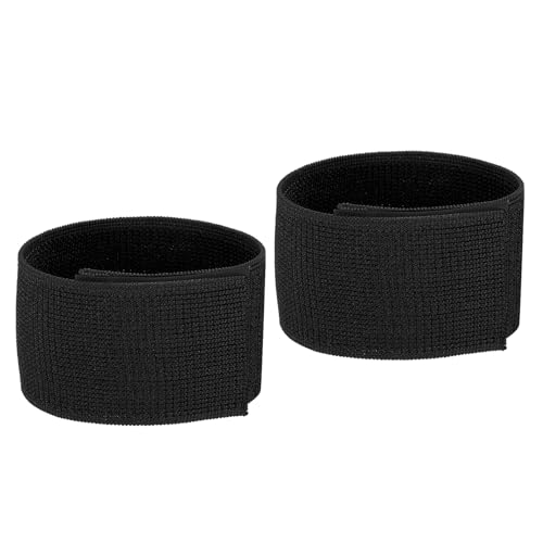 Elastic Ankle Straps - 2 Pack Black 12" for Outdoor Activities