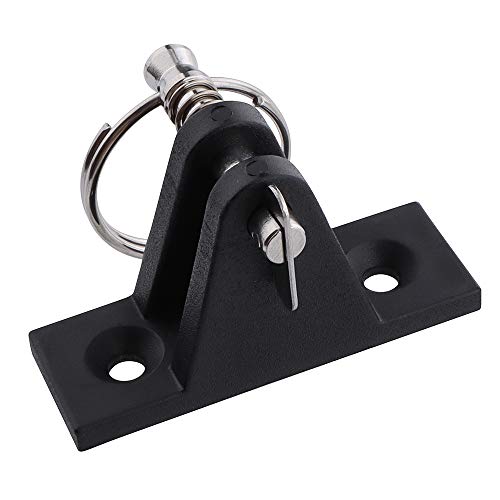 Marine Grade Nylon Bimini Top Deck Hinges with Pin - 2 Pcs