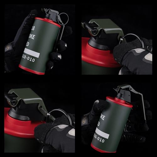 Airsoft Dummy Grenade Toy - Red & Green Tactical Props