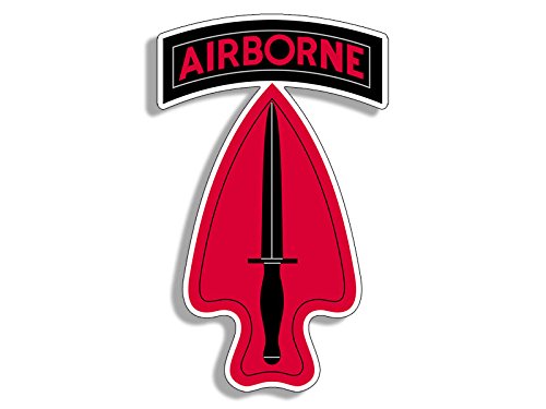 Special Forces Logo Vinyl Decal - 3 x 4 Inch Waterproof Sticker